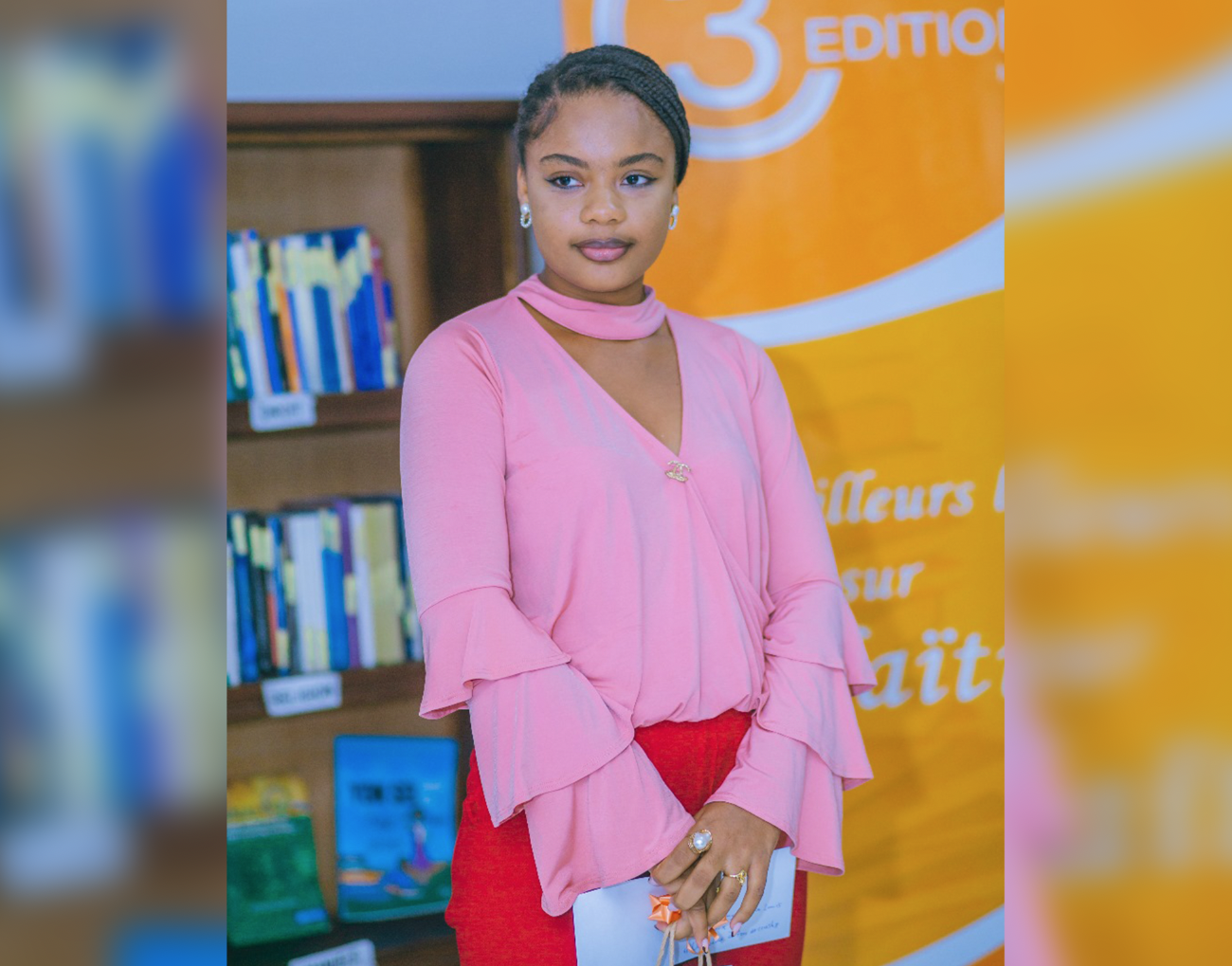 Vasny Elmyna Louis, première lauréate du concours «Un poème à ton crush»